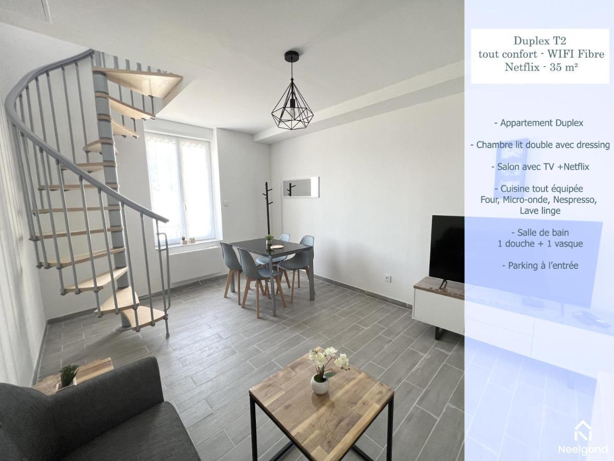 180B - Duplex T2 Tout Confort - Wifi Netflix Le Gond-Pontouvre Buitenkant foto